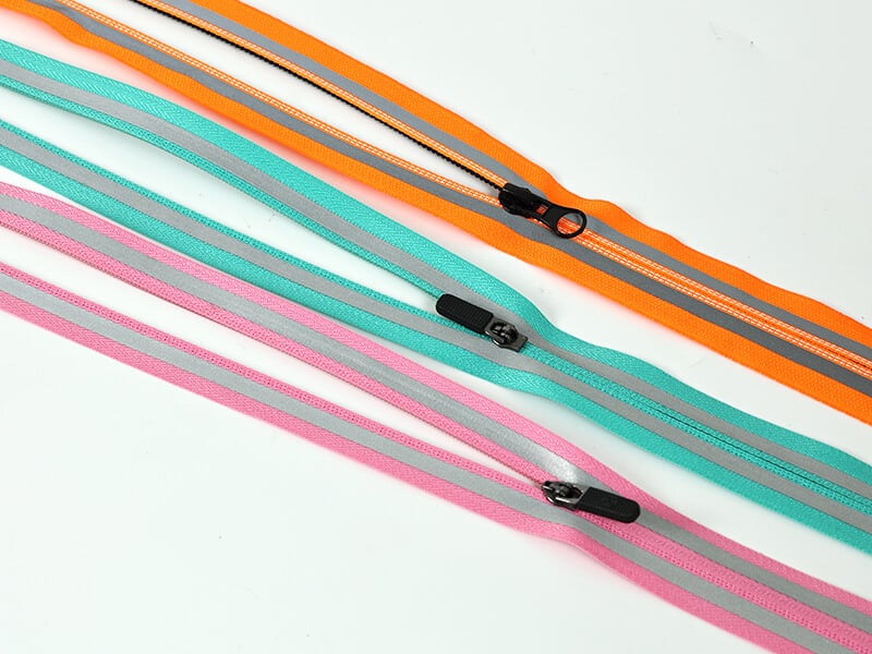 narrow-strip-reflective-colourful-zipper