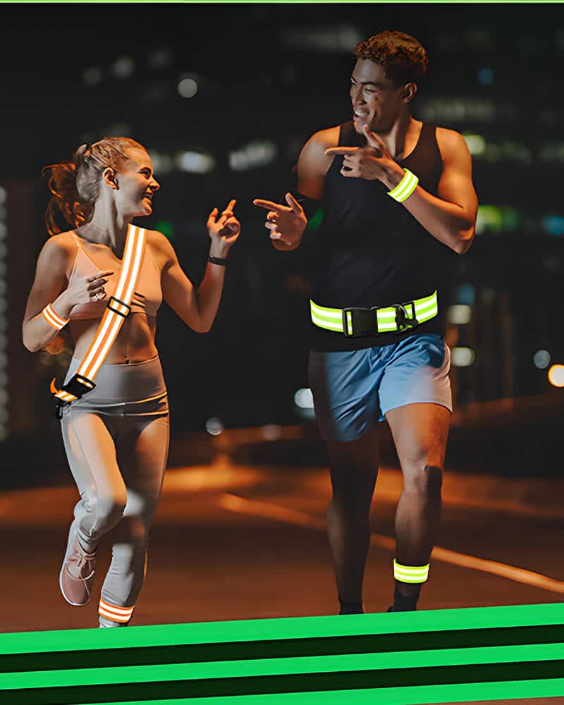 светоотражающий пояс для бега