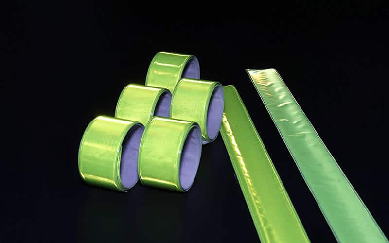 faixas refletoras de PVC para os braços
