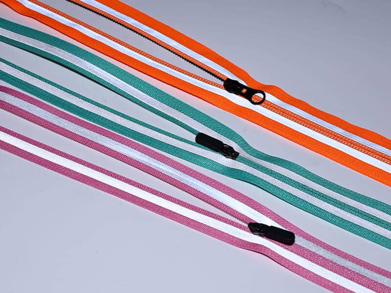 narrow-strip-reflective-colorful-zipper