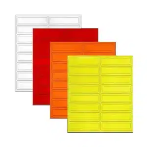 Reflective Safety Strip Stickers MST0806 on white background