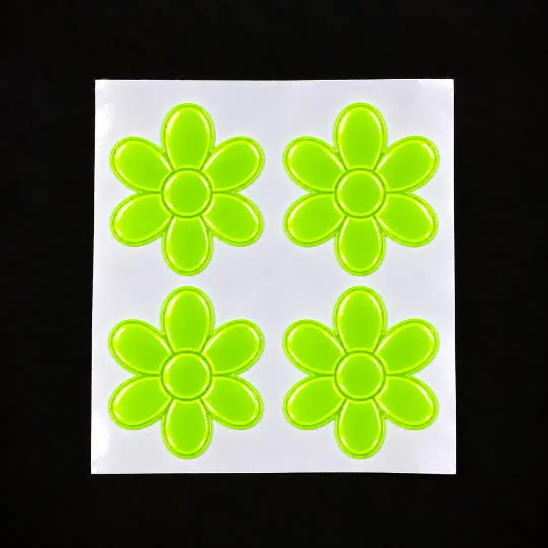 Custom Pattern Reflective Stickers MST0810C, flower concept